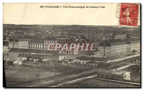 Ansichtskarte AK Toulouse Vue Panoramique et Caserne Niel Militaria