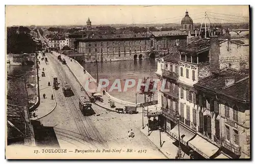 Ansichtskarte AK Toulouse Perspective du pont neuf