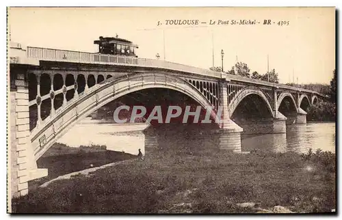 Ansichtskarte AK Toulouse La Pont St Michel