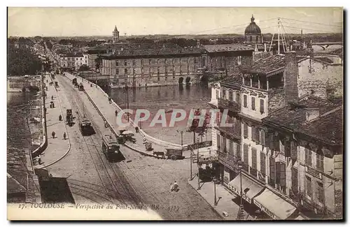 Cartes postales Toulouse Perspective du pon tneuf