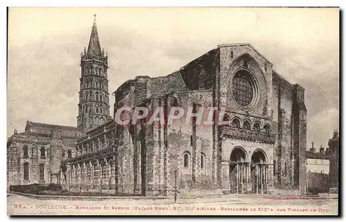 Ansichtskarte AK Toulouse Basilique St Sermin