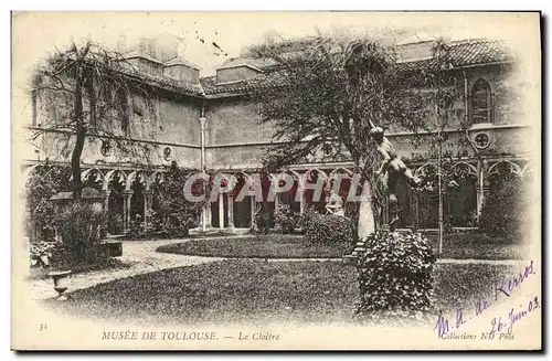 Cartes postales Toulouse Musee Le cloitre