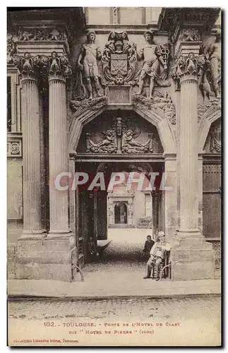 Cartes postales Toulouse Porte De L Hotel De Clary dit Hotel de pierre