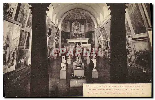 Cartes postales Toulouse Musee Salle des peintres Chapelle des Augustins