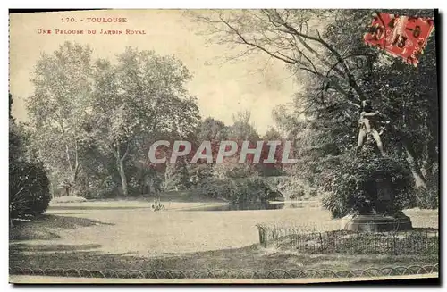 Cartes postales Toulouse Une Pelouse Du Jardin Royal