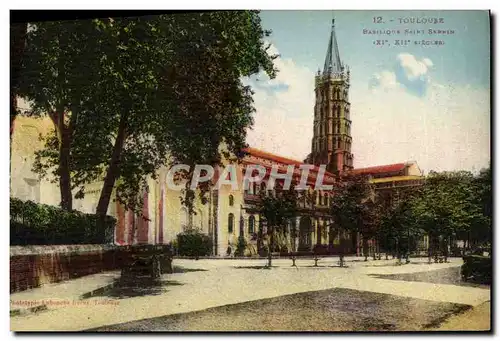 Cartes postales Toulouse Basilique Saint Sernin