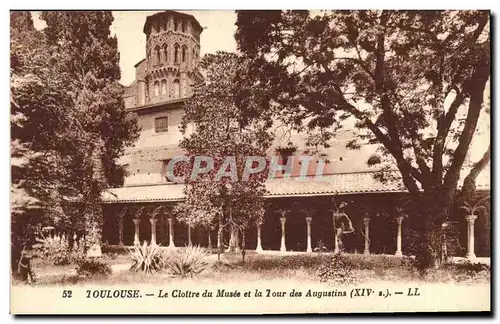 Ansichtskarte AK Toulouse Le Cloitre du Musee et la Tour des Augustins