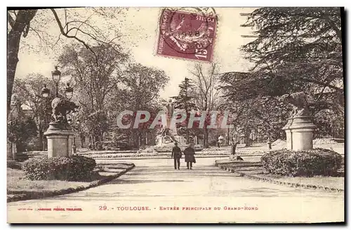 Cartes postales Toulouse Entree Principale Du Grand rond