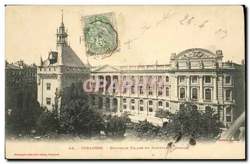 Cartes postales Toulouse Nouvelle Facade Du Capitole