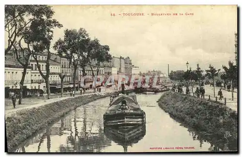 Cartes postales Toulouse Boulevard De La Gare Peniche