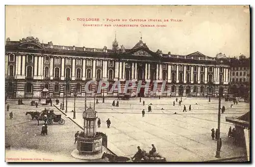 Ansichtskarte AK Toulouse facade Du Capitole Hotel de ville