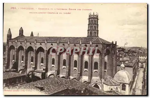 Cartes postales Toulouse Ensemble de l ancienne eglise des Jacobins