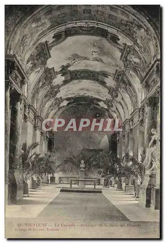 Ansichtskarte AK Toulouse Le Capitole Interieur de la salle des illustres