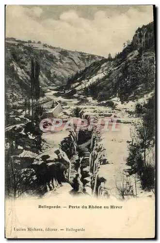 Cartes postales Bellegarde Perte du Rhone En Hiver