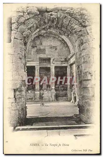 Cartes postales Nimes Le Temple de Diane