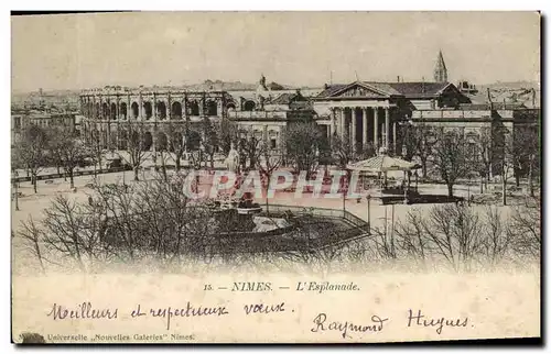 Cartes postales Nimes L Esplanade