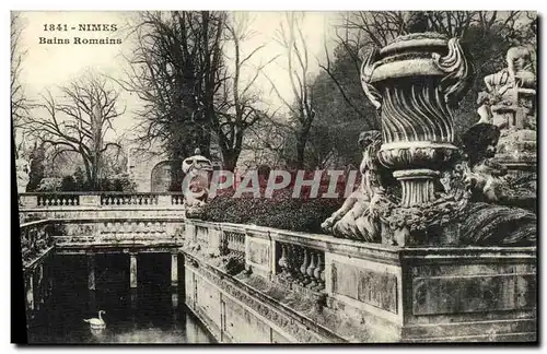 Cartes postales Nimes Bains Romains