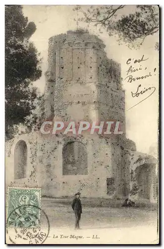 Cartes postales Nimes La Tour Magne