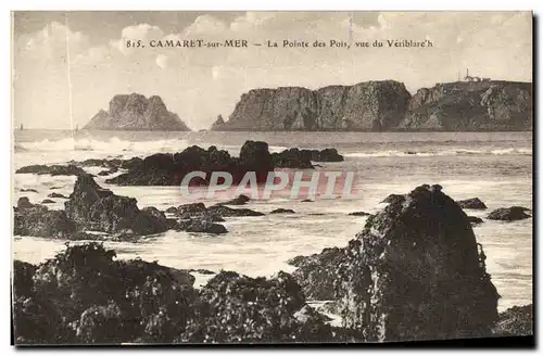 Cartes postales Camaret Sur Mer La Pointe des Pois Vue Veriblarc h