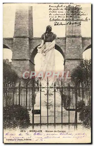 Cartes postales Morlaix Statue de Cornic