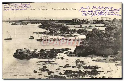 Cartes postales Beg Meil Vue Generale de la Pointe