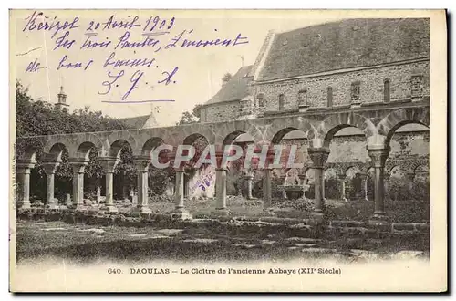 Cartes postales Daoulas Le Cloitre de L Ancienne Abbaye