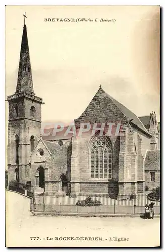 Cartes postales Bretagne La Roche Derrien L eglise