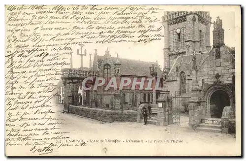 Cartes postales Lampaul L Arc de Triomphe L Oasuaire Le Portail de L Eglise