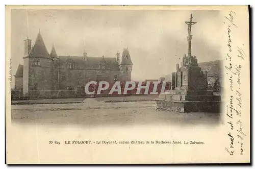 Cartes postales Le Folgoet Le Doyennt ancien chateau de la Duchesse Anne