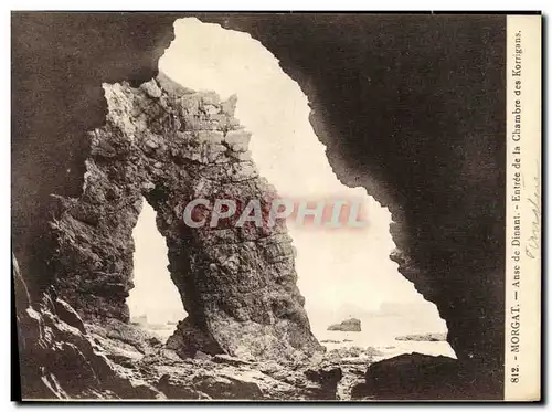 Cartes postales Morgat Anse de Dinant Entree de la Chambre des Korrigans