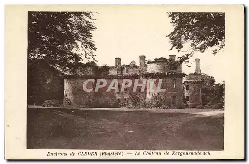 Ansichtskarte AK Environs de Cleder Le Chateau de Kergournade ach