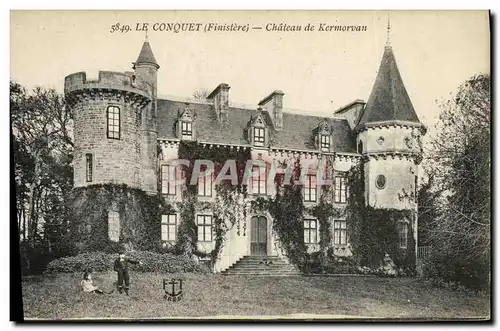 Ansichtskarte AK Le Conquet Chateau de kermorvan