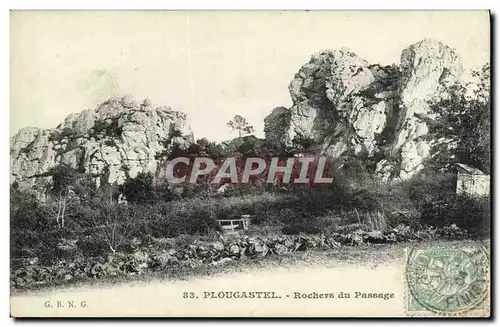 Cartes postales Plougastel Rochers du Passage