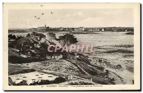 Cartes postales Roscoff Vue generale prise de Perharidy