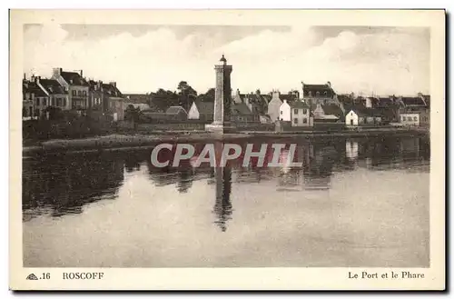 Cartes postales Roscoff Le Port et le Phare