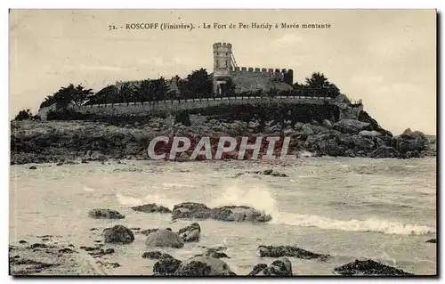 Ansichtskarte AK Roscoff Le Fort de Per Haridy a Maree montante