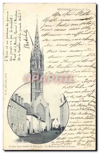 Cartes postales Le plus haut clocher de Bretagne Le Kreisker St Pol de Leon