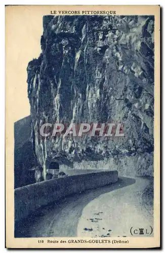 Cartes postales Route des Grands Goulets