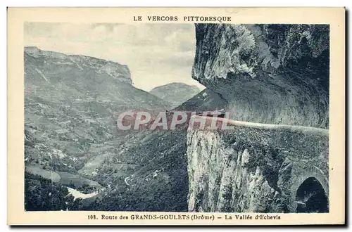 Cartes postales Route des Grands Goulets La Vallee d Echevis