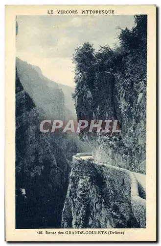 Cartes postales Route des Grands Goulets