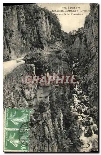 Cartes postales Route des Grands Goulets Cascade de la Vernaison