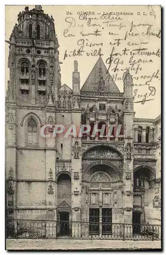 Cartes postales Gisors La Cathedrale