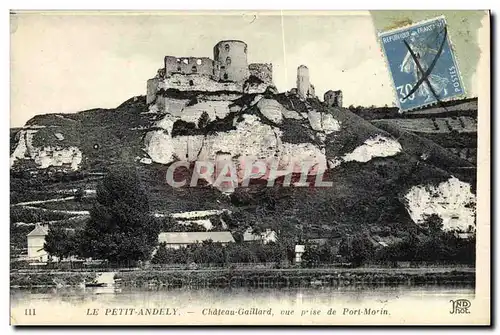 Ansichtskarte AK Le Petit Andely Chateau Gaillard vue prise de Port Morin