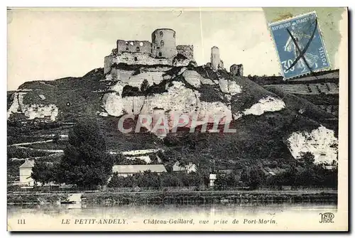 Cartes postales Le Petit Andely Chateau Gaillard vue prise de Port Morin