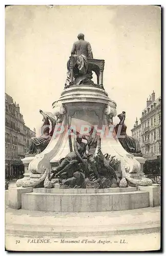 Ansichtskarte AK Valence Monument d Emile Augier