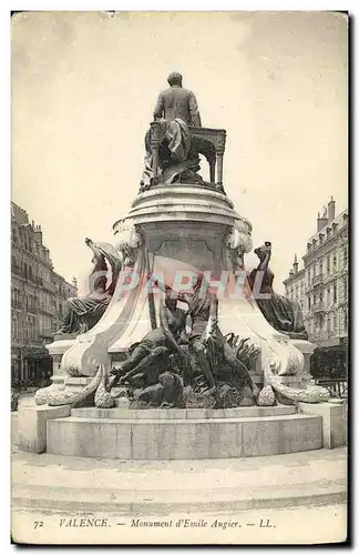 Cartes postales Valence Monument d Emile Augier