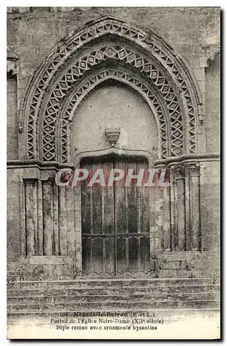 Cartes postales Nogent le Rotrou Portal de l Eglise Notre Dame