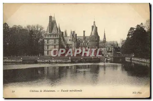 Cartes postales Chateau de Maintenon Facade meridionale