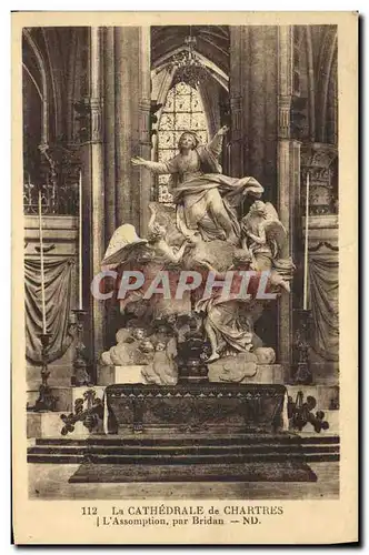 Cartes postales La Cathedrale de Chartres L Assomption par Bridan