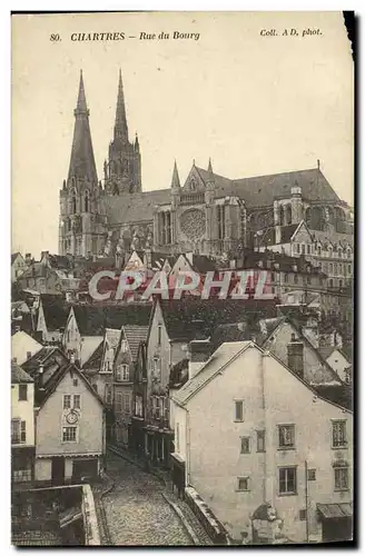 Cartes postales Chartres Rue du Bourg